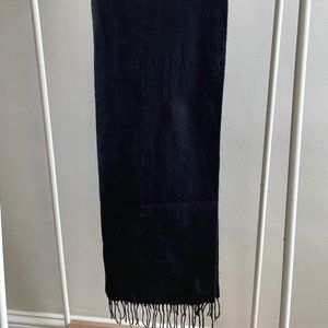 Black YSL wool scarf, NWOT